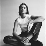 Taylor Hill Channels 90s Cool for AG Jeans
